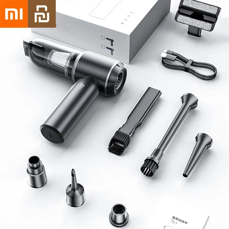 Xiaomi Youpin Car Vacuum Cleaner Strong Suction Cordless Wireless Cleaner Portable HandHeld Vacuum Cleaner Cleaning Machine New