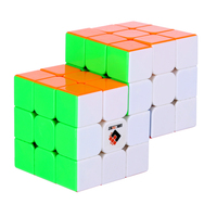 Cube Twist Double 6x6 3x3 Conjoined Magic Cube for Brain Training Educational Game Toys gift Drop Shipping - Stickerless