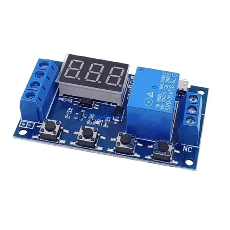 

F68C 1 Channel 5V Programmable Delay Timer Module Housing Low Resistance