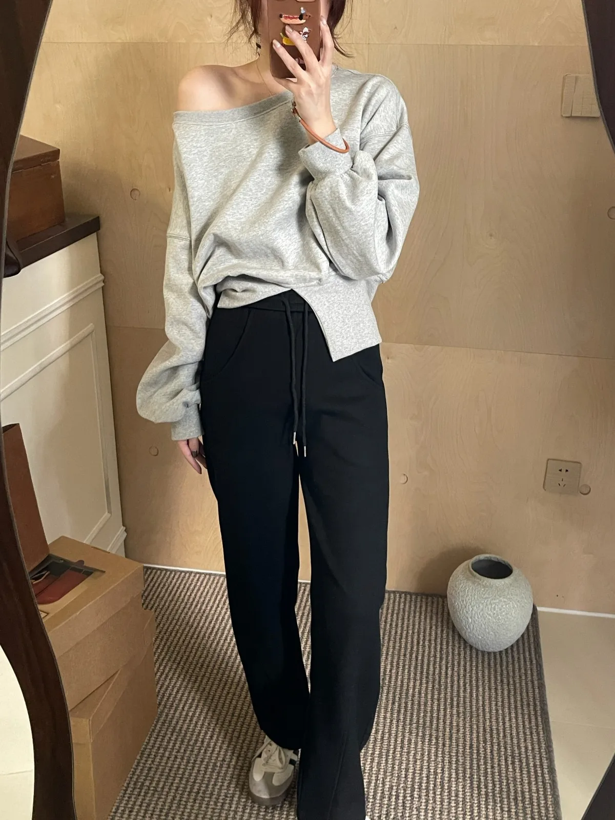 ZHISILAO New Black Cargo Pants Women Casual Cotton Soft Solid Harem Pants Outfit Autumn 2024