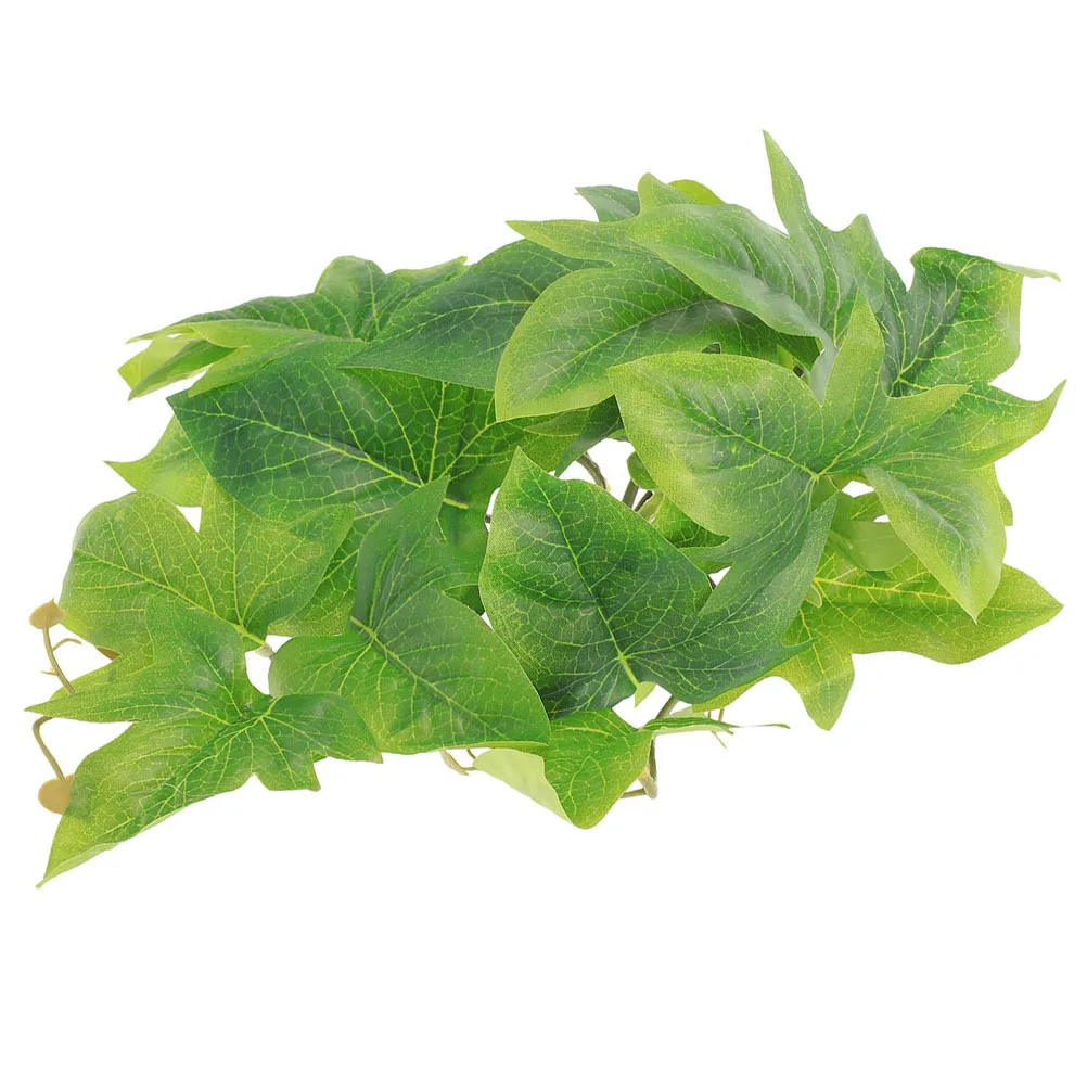 

Simulated Hanging Reptile Plant Lifelike Green Pendant For Terrarium Decor Turtle Box Reptile Tank Fake Plants Indoor Pet