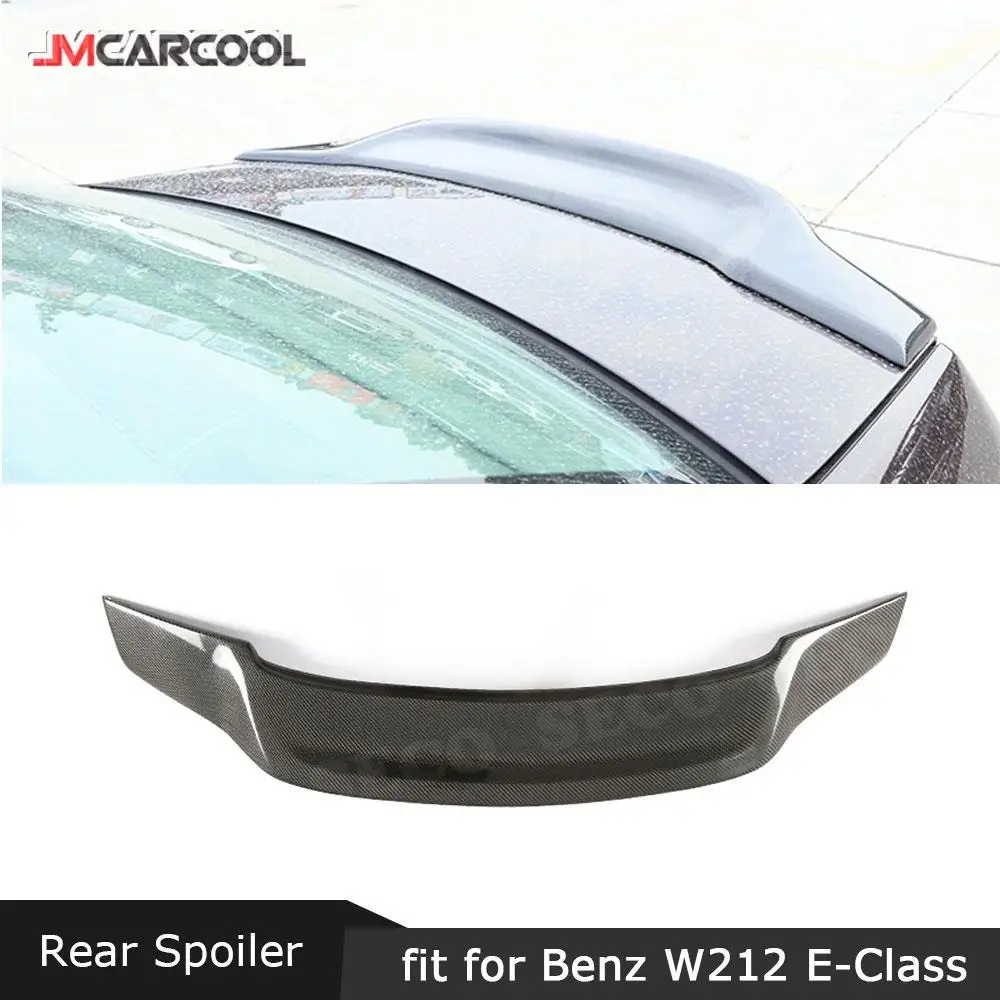 

For W212 Carbon Fiber Rear Spoiler For Mercedez Benz E Class E200 E260 E300 E350 Sedan E63 Spoiler 2010-2016 Boot Trunk Wing