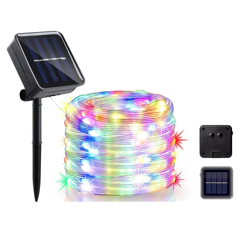 200LED Solar Fairy String Lights Outdoor 20M Extra-Long IP65 Waterproof 8Modes Led Solar Chrismas Fairy Light Multicolor