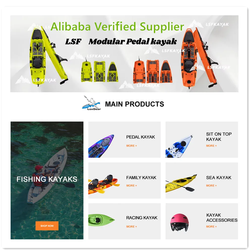 2 أو 3 قطع واحدة مزدوجة المجاذيف انفصال وحدات دواسة الصيد كاياك موتور قارب المروحة لمياه المحيط #5