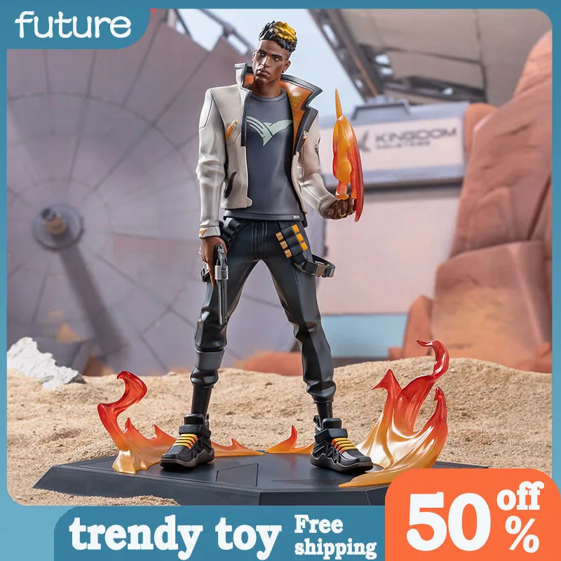 

В наличии: Оригинальная коллекционная фигурка Valorant (33 см) — Килджой, Джетт, Рейна. Аниме-модель для декора рабочего стола, праздничный подарок.