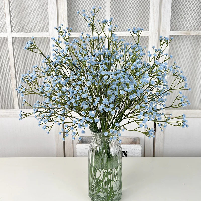 108 رؤساء 60 سنتيمتر الطفل التنفس زهرة اصطناعية البلاستيك الغجر سوفيلا زهرة باقة الزفاف الدعائم ترتيب ديكور غرفة المنزل