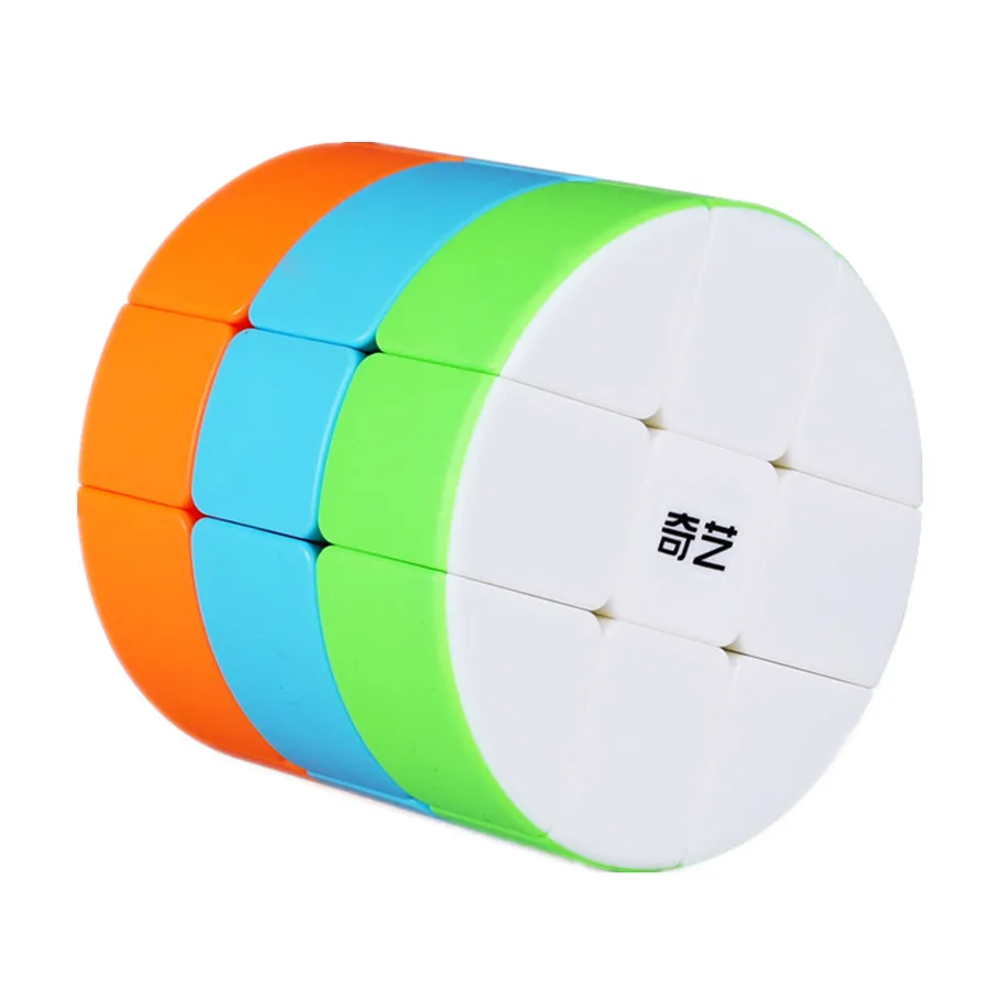 QiYi シリンダーマジックキューブ 3 × 3 子供のパズル楽しい Cubo Magico スピードツイストスムーズエイリアンキューブ誕生日クリスマスギフト卸売
