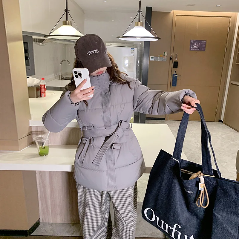 Frauen Koreanische Unten Baumwolle Frauen Koreanische Version Jacke Warme Puffer Jacken 2026 Neue Herbst Winter Mode Lässig Mit Kapuze Weibliche