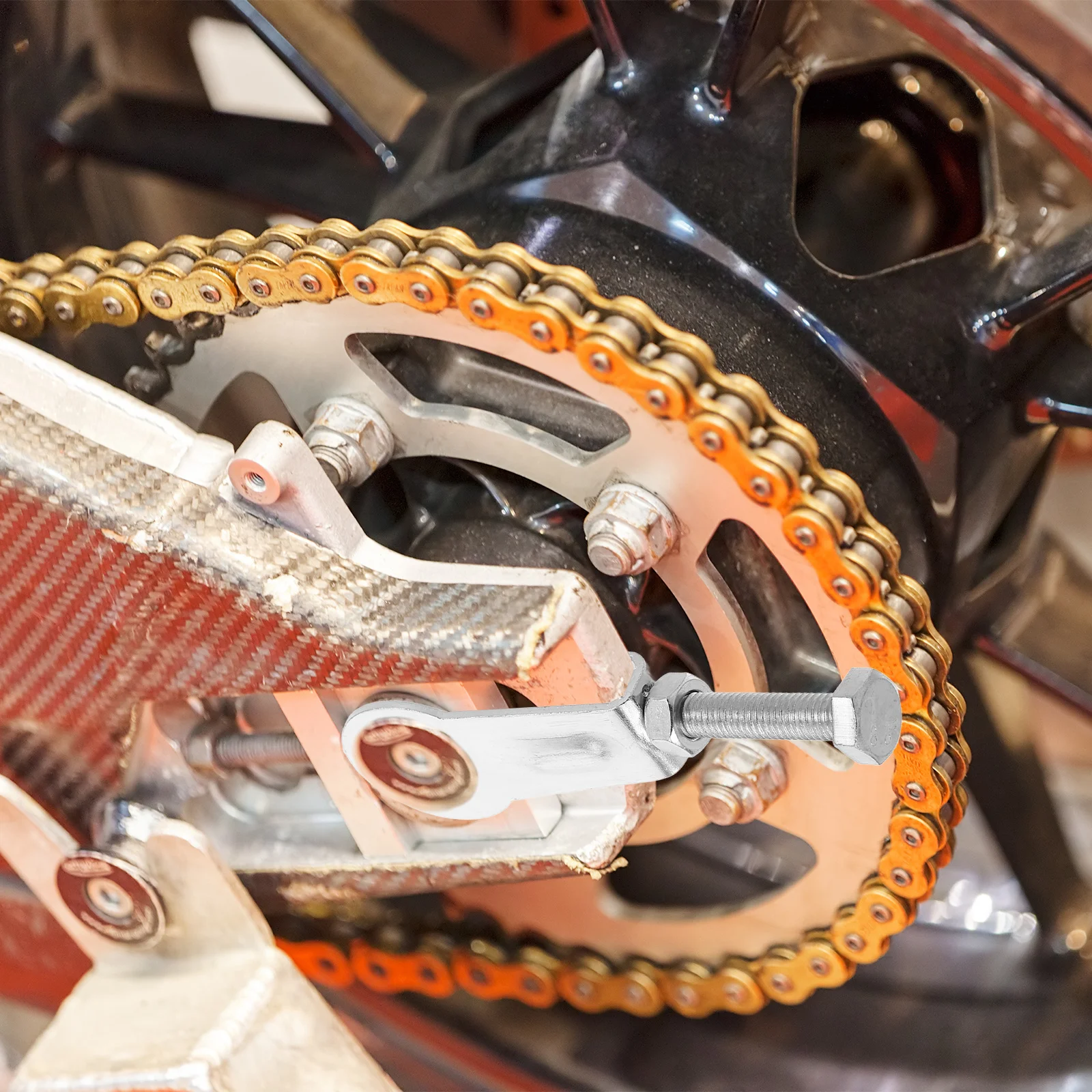 

Pair Motorcycle Chain Tensioner Durable for Ybr125 2005-2014 Chain Adjuster Riding Safety Atv Dirt Bike