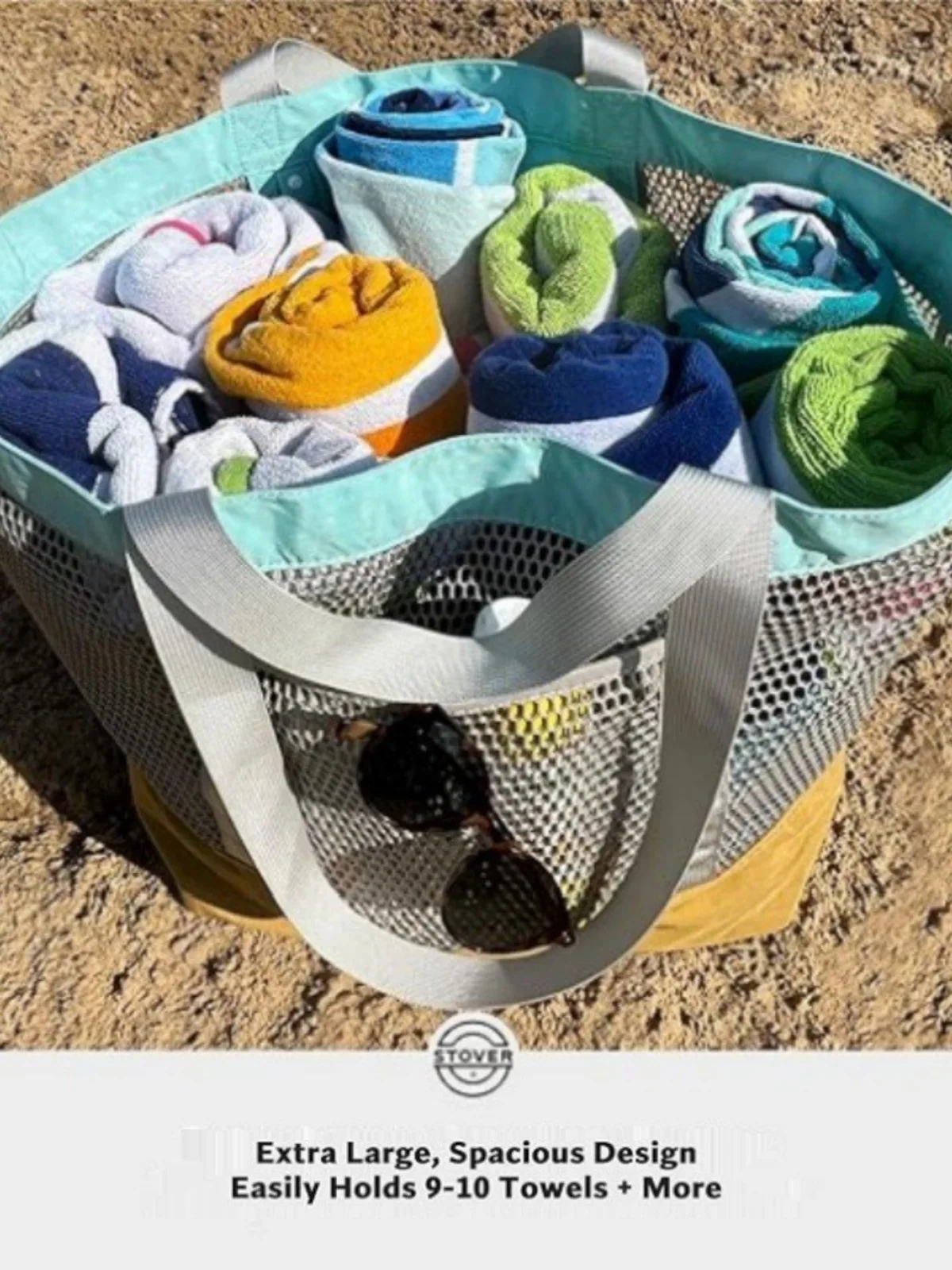 

Новая портативная большая сумка на одно плечо Capaci для хранения на открытом воздухе, сетка для хранения в путешествиях, пляжный органайзер, домашнее хранение...