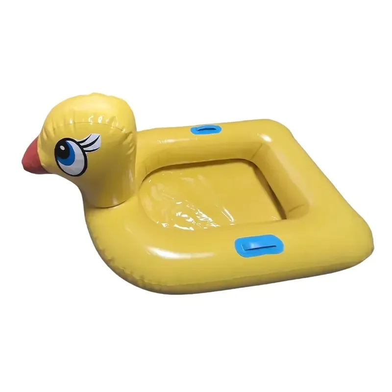 nflatable Little Yellow Duck Water Floating Toys Play