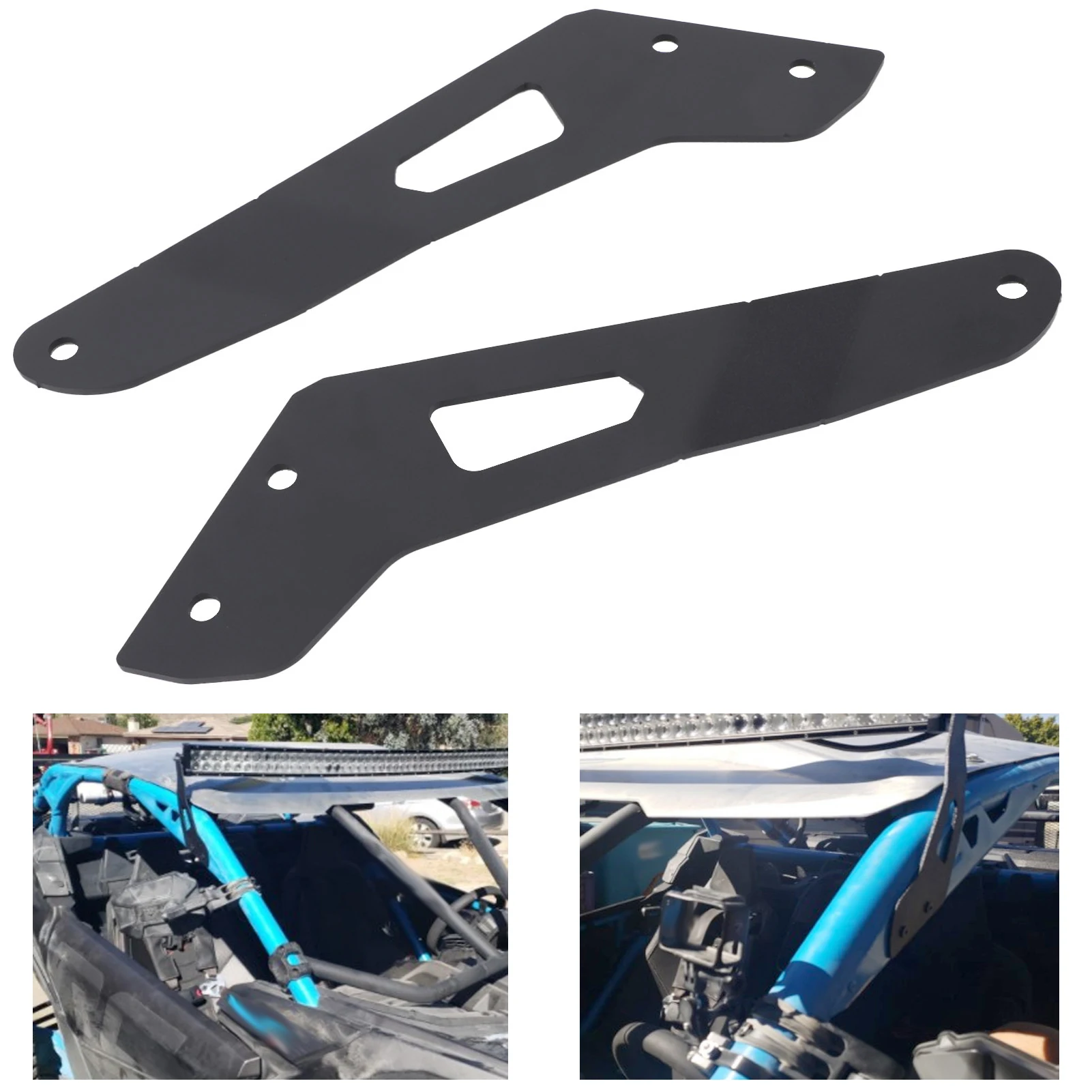 

Монтажные кронштейны для светодиодных фонарей, стальные аксессуары, пригодные для CanAm Maverick X3 DS RS MAX UTV 20172019