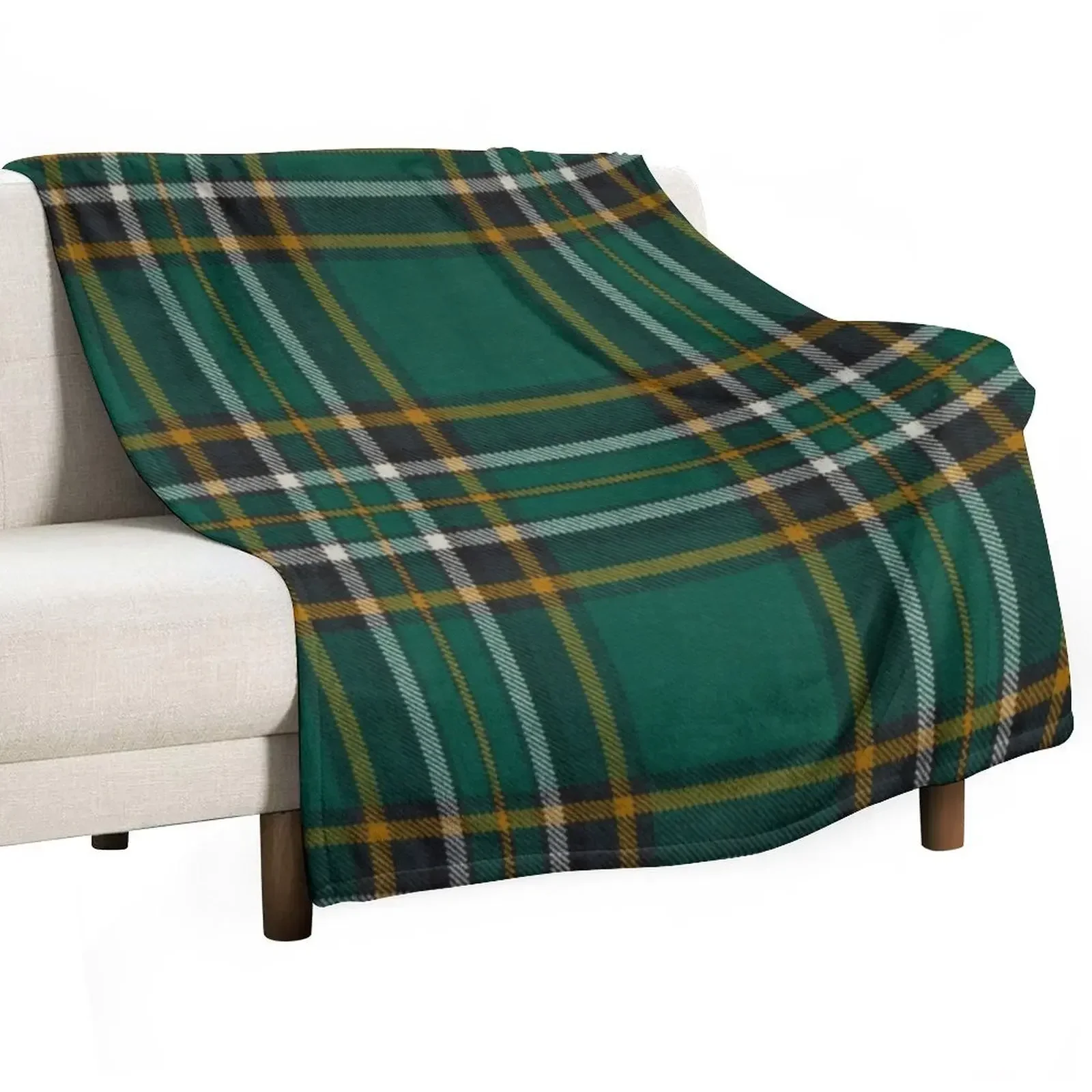 Irish National Celtic Tartan Throw Blanket Plaid for babies Sleeping Bag Soft Big Designers Soft Plaid Blankets