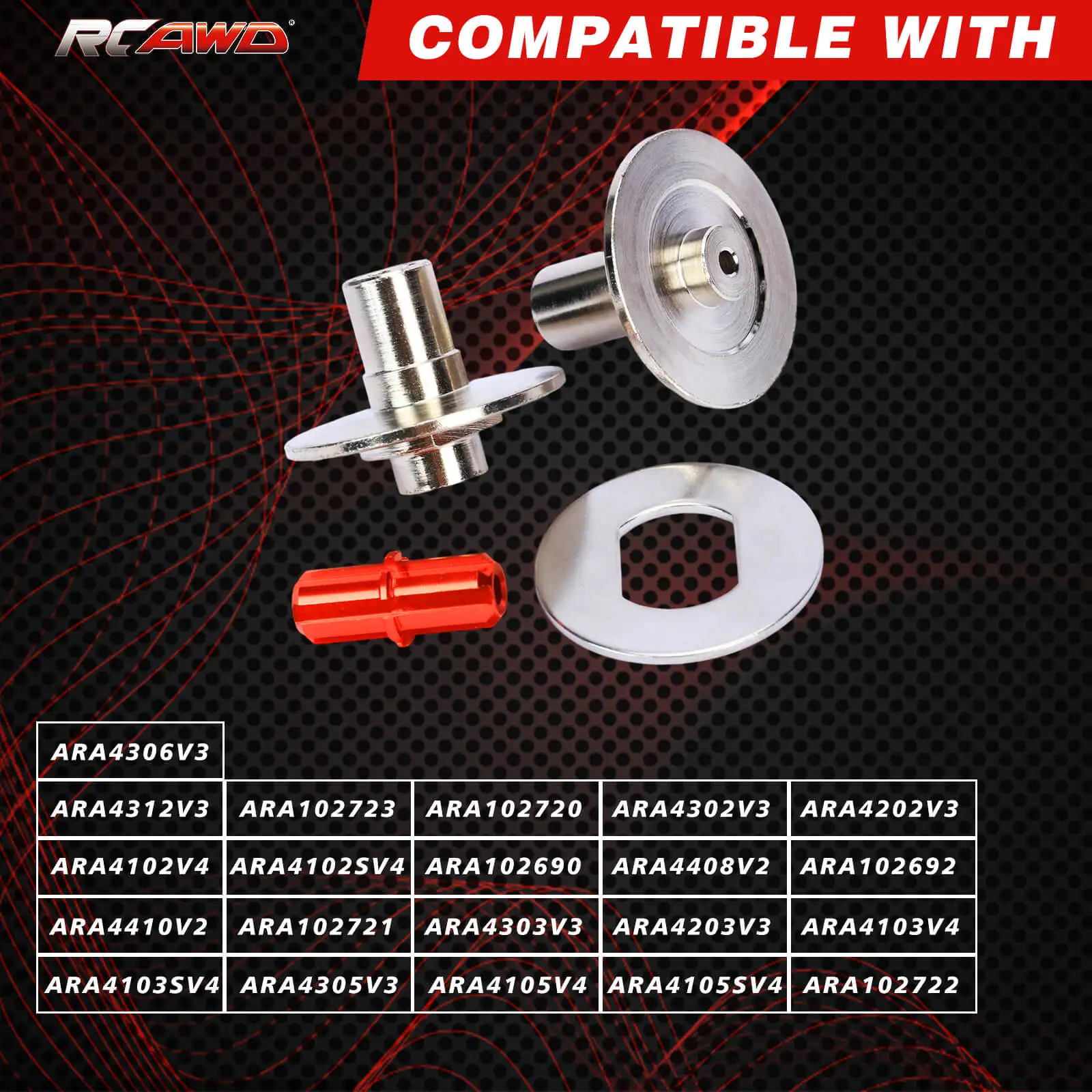 RCAWD #45 Slipper Plate & Hub Set for ARRMA 3S 4s BIG ROCK GRANITE SENTON VORTEKS TYPHON KRATON OUTCAST BLX upgrades parts