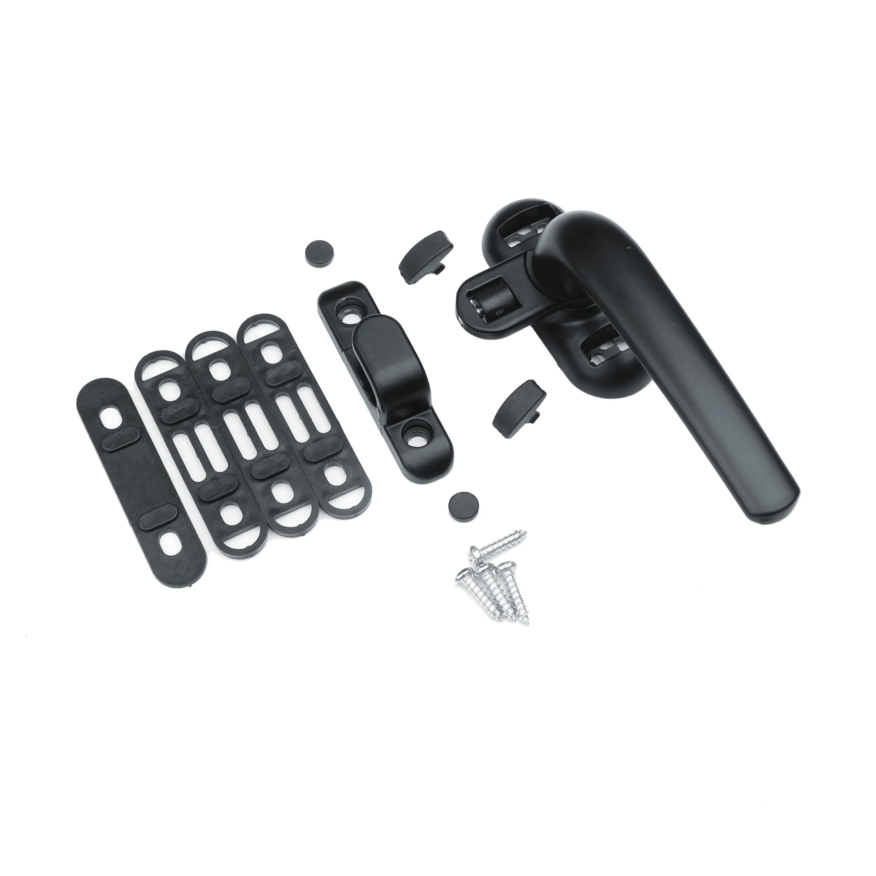 Heavy Duty 50 Series Aluminum Door Window Solid 7 Shape Latch Handle Inward Outward Opening Lock Hardware