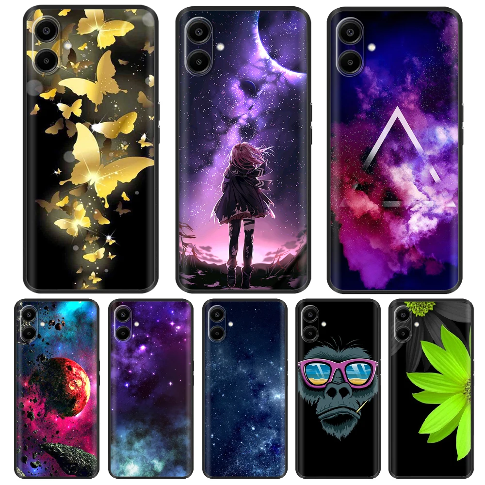 For Samsung Galaxy A06 Case Cartoon Soft Silicone Phone Case Funda For Samsung A06 A 06 GalaxyA06 SM-A065F Back Cover Shockproof