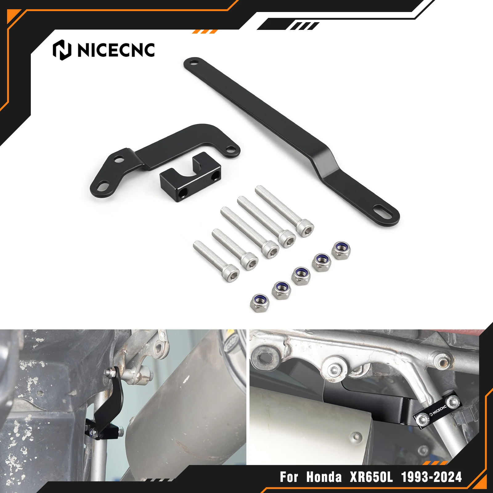 

NICECNC For Honda XR650L XR 650L 1993-2025 2024 2023 2022 Rear Subframe Support Arm Stiffener Subframe Support Reinforcement