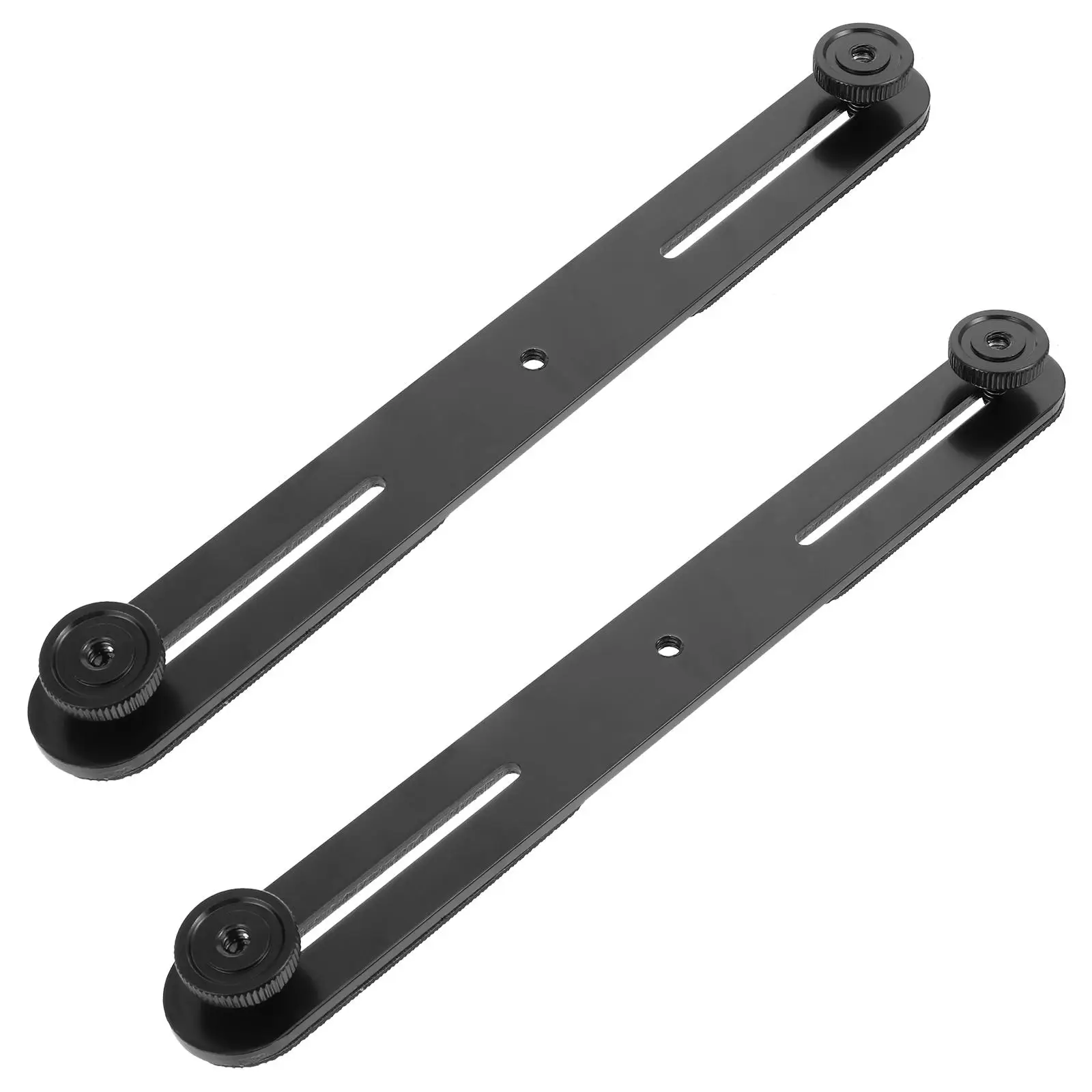 

2PCS Flash Bracket Microphone Bar Aluminum Alloy Tripod Mount Standard Screw Hole Deep Knob Firm Fixation AntiRust Environmental