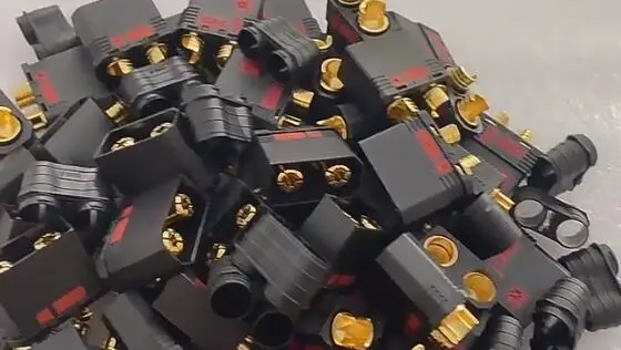 2/5/pair QS8-S 8MM 120A Heavy Duty Battery Connector Anti-Spark Gold Connect Large Power Plug
