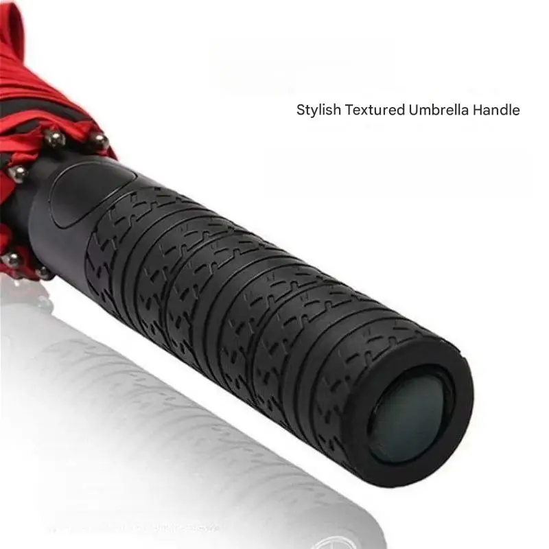 For Audi Sport Fashion Personality Long Textured Handle Umbrella Red Bone Thickening Business Gift Advertising Golf Umbrella