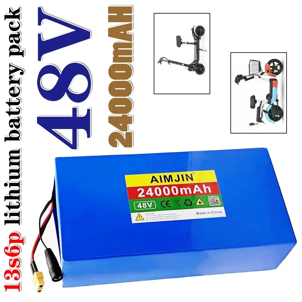 

for Various transport vehicles, built-in BMS 48V 24ah lithium-ion 13s6p battery pack 48V 24000mAh