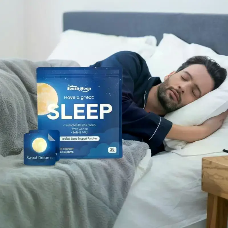 Anti Insomnia Patch Decompression Sleep Support Sticker Fast Relief for Stress Calming Support for Night Sleep