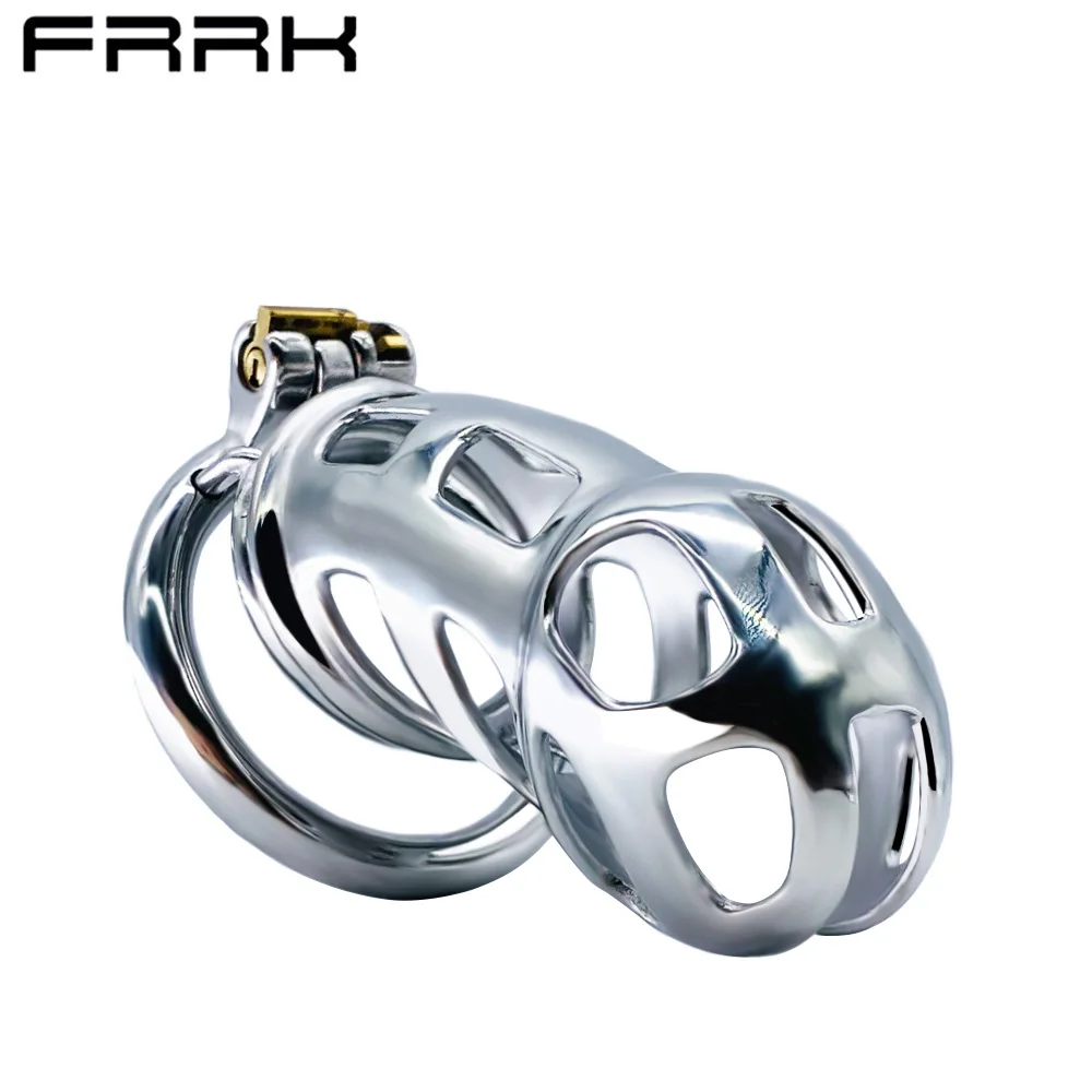 Cobra New Arc Ring Men\'s Bird Cage Stainless Steel Chastity Cage Adult Sex Toy