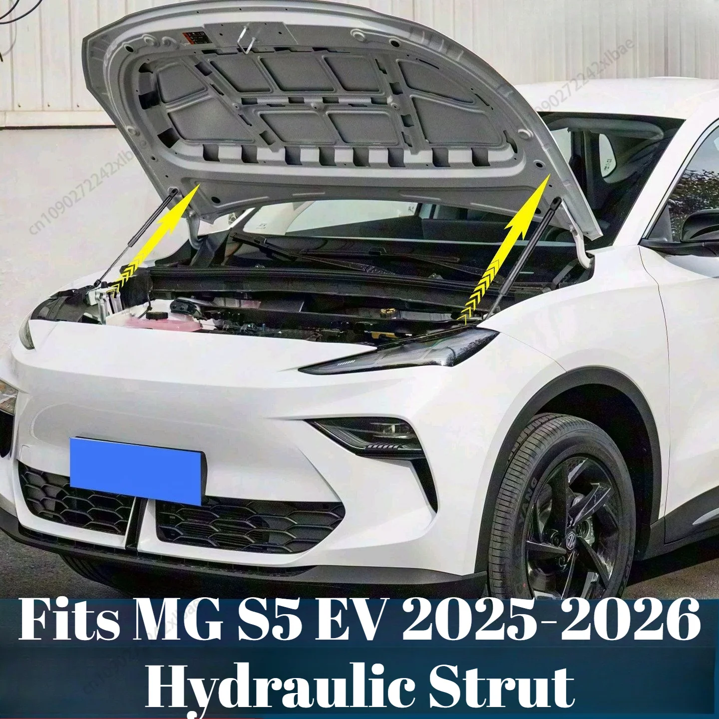 Custom Hydraulic Support Rod for Front Trunk Storage Box, Engine Hood Modification Accessory, Fits MG S5 EV 2025-2026