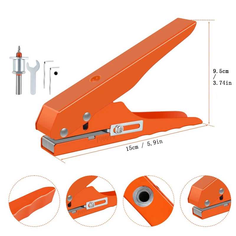 Edge Banding Punching Pliers Punching Tool Masking Pliers 8MM 10MM 12MM 15MM Single Circle Hole Punch Pliers Screw Cover Hole