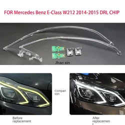 FOR Mercedes Benz E-Class W212 2014-2015 Car Headlights DRL Light Strips Angel Eyes Chip Ballast Module Maintenance Parts