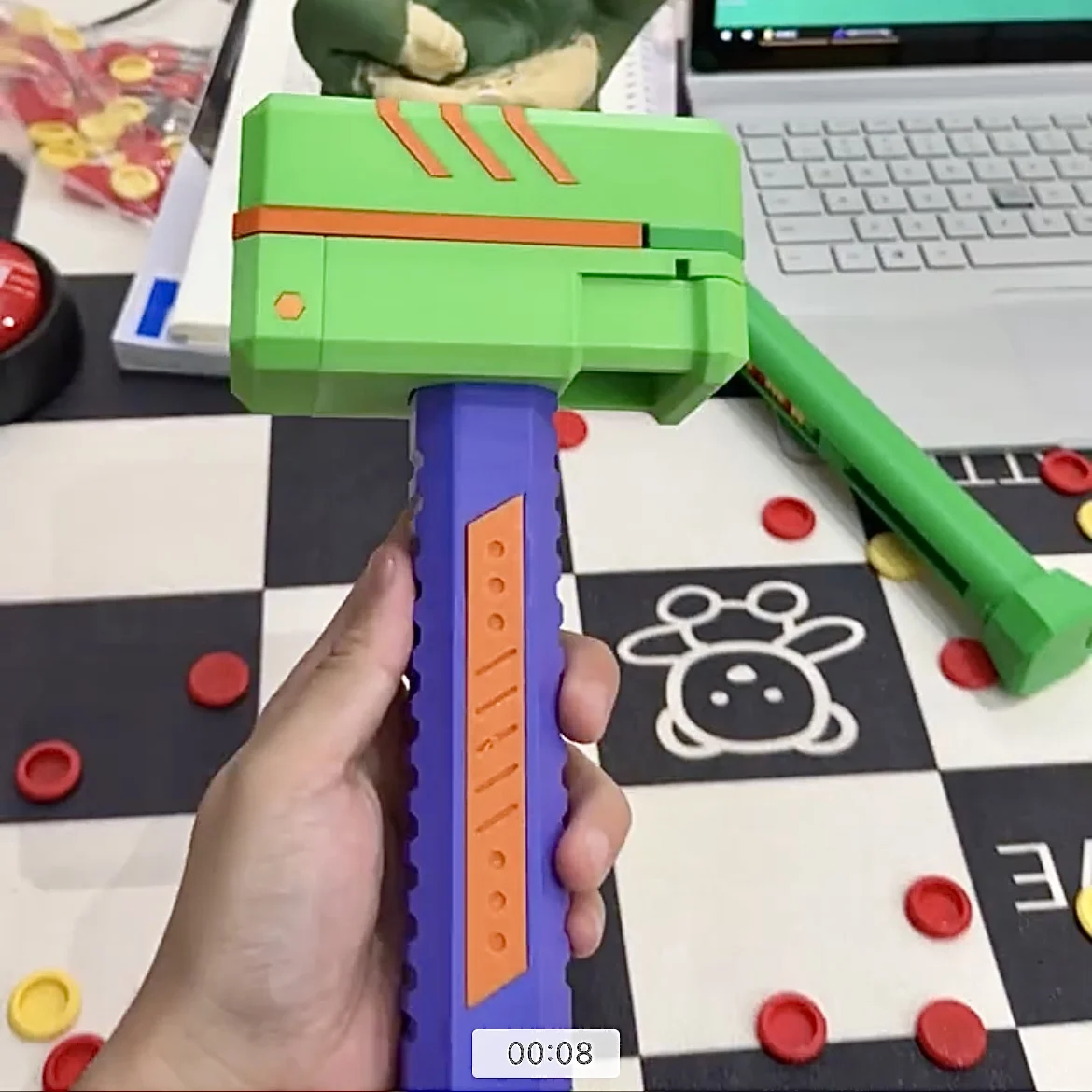 

Новый 3D морковный дротик молоток игрушки для детей декомпрессия маленькая игрушка 3D печать пластиковый морковный нож для детских подарков на день рождения