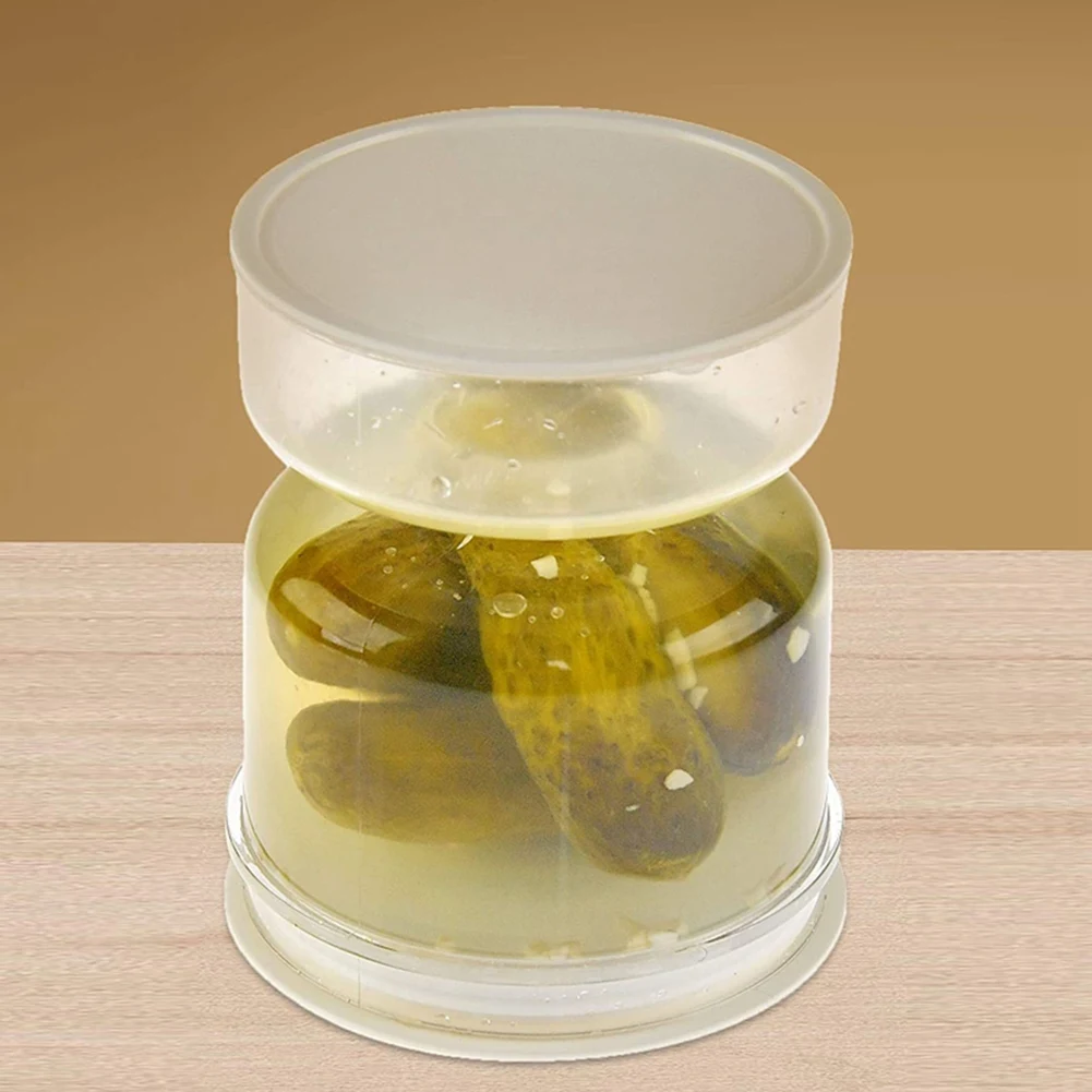 Premium- Jar Dry and Wet Dispenser and Olives Hourglass Jar Container for Home Kitchen Separator Organizer