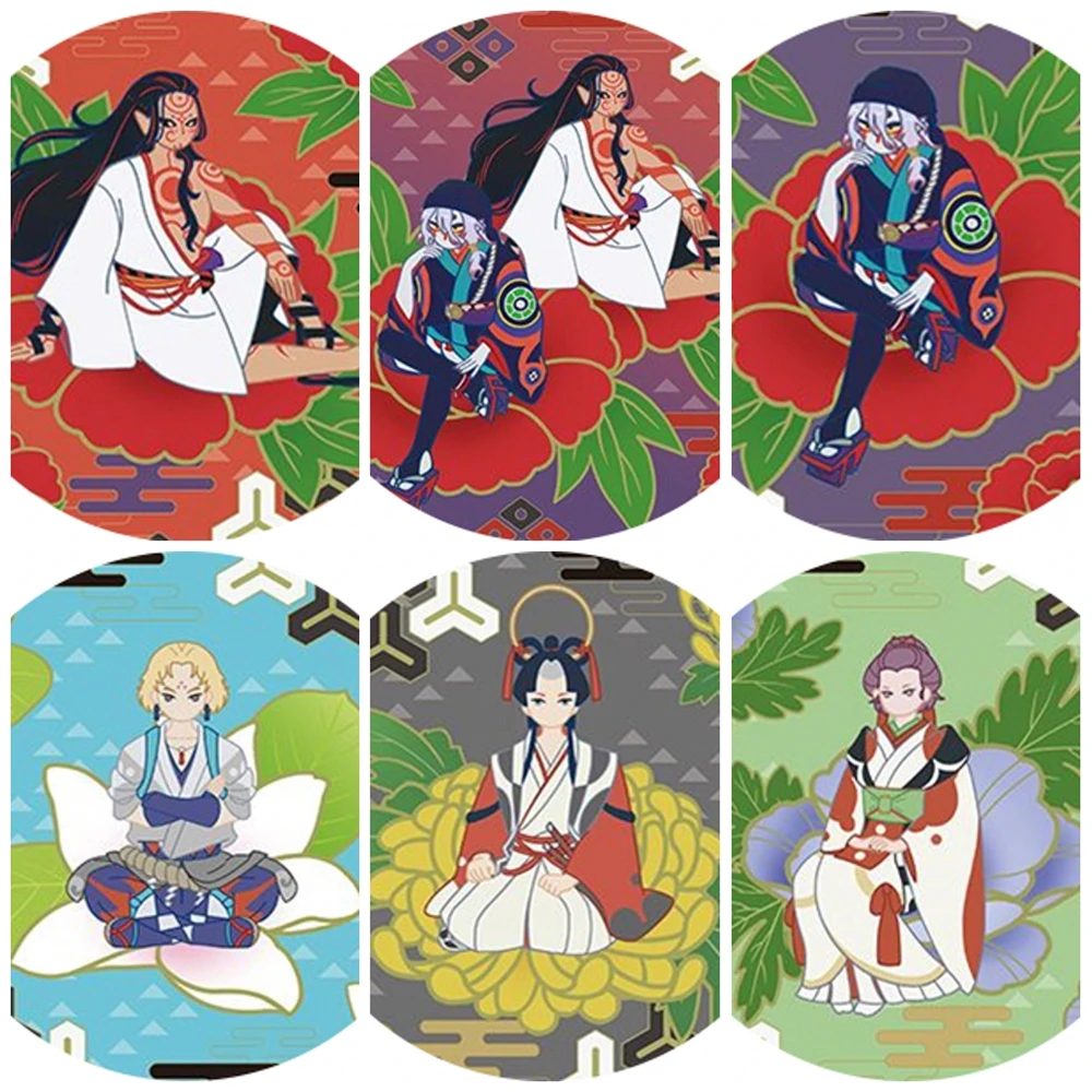 58mm Anime Mononoke‌ Medicine Seller Shino‌ Kuki Zashiki-warashi‌ Cosplay COSTUME Badge Pin SPTE Tinplate Brooch﻿ Prop Xmas Gilf