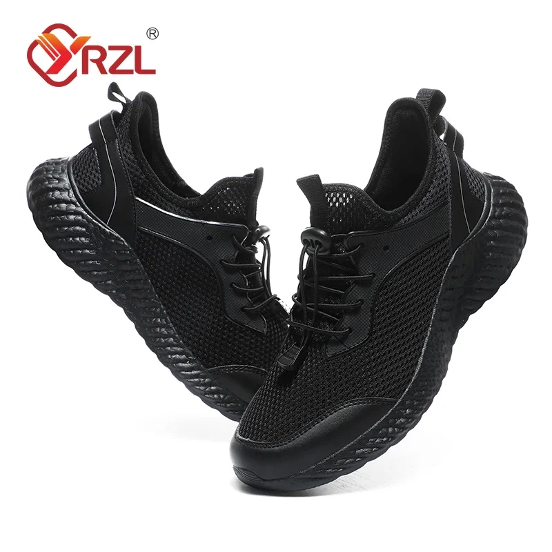 YRZL, zapatos para hombre, zapatillas clásicas transpirables para correr para hombre, zapatos de malla cómodos y ligeros para exteriores, zapatos de tenis para caminar para hombre