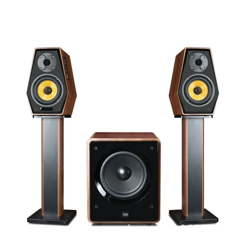 FAIKE CH680 active HIFI bookshelf speaker Bluetooth card home living room karaoke audio factory wholesale