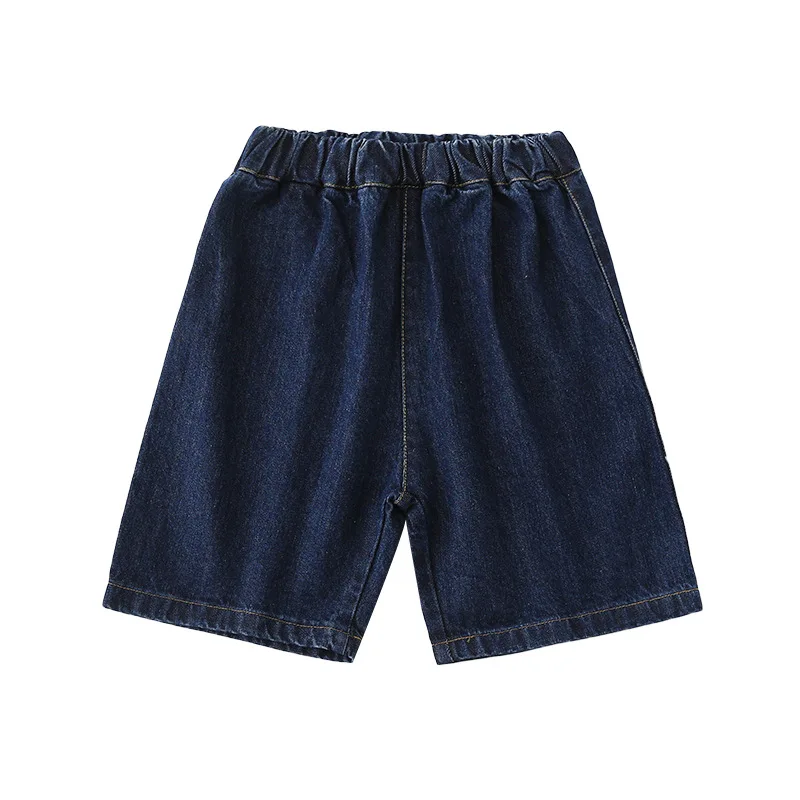 Family Denim Shorts 2024 Summer Mother Father and Daughter Son Same Jeans Korean Fashion Dad Mom and Children Boy Girl Clothes