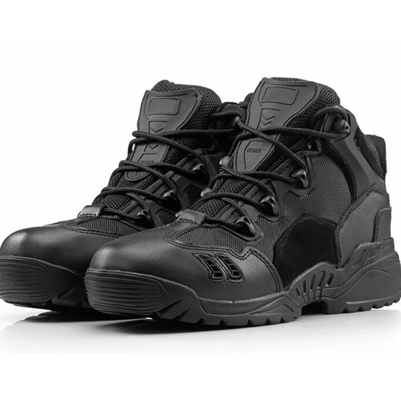 Waterproof outdoor army Tactical Men Military Boots Top Quality Delta Desert Combat Boots Shoes Breathable Climbing sneaker