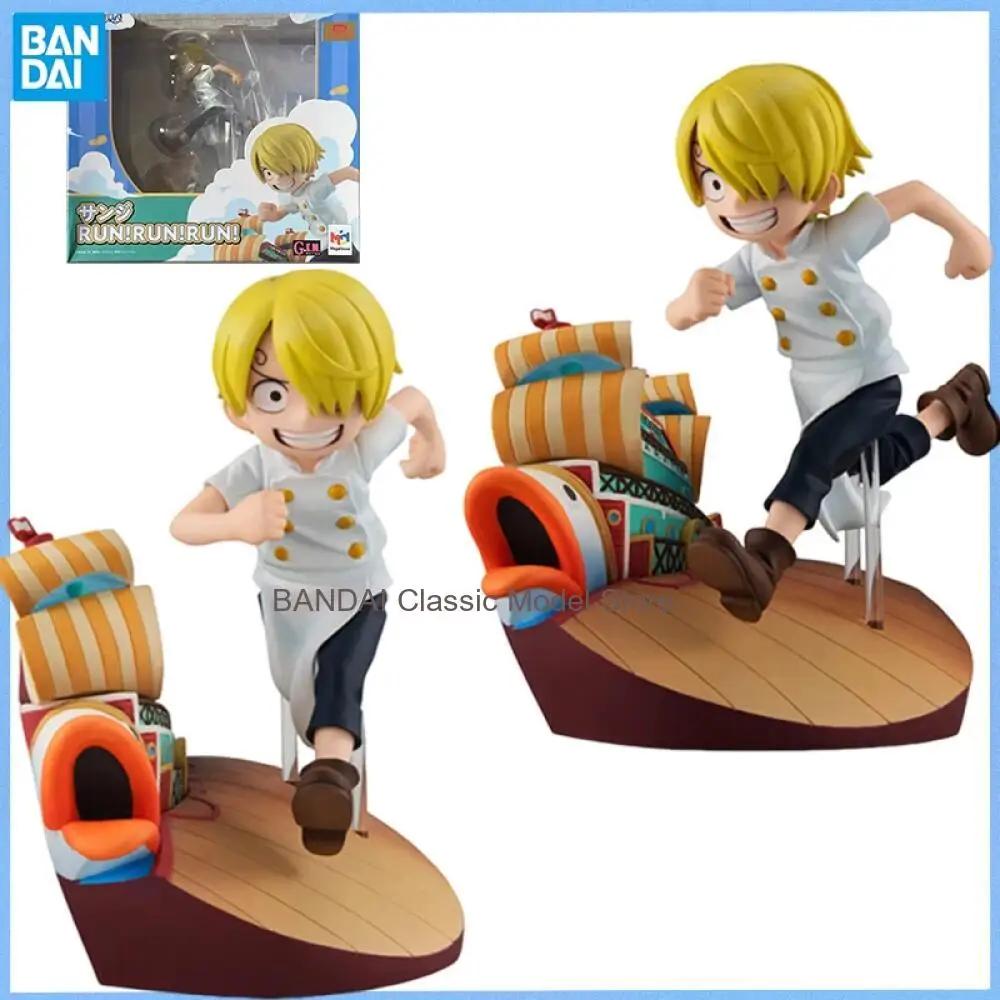 

BANDAI MegaHouse GEM Оригинальная фигурка ONE PIECE Sanji Run! Беги! Беги! 15-я эксклюзивная коллекционная фигурка Crunchyroll для коллекционеров