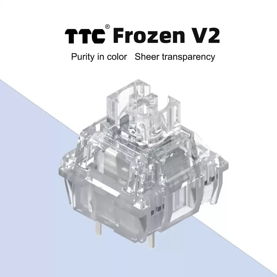 TTC Frozen Switch V2 サイレントミュートリニアスイッチ、3ピン、39gf