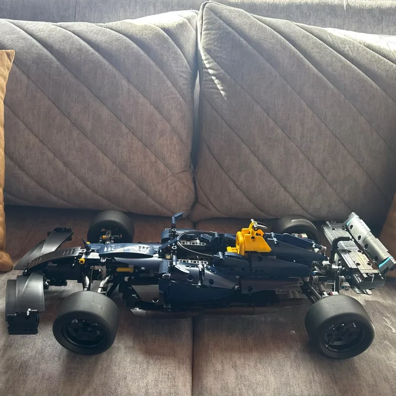 جديد 1000 + قطعة مجموعات مكعبات بناء سيارات السباق الإبداعية 1:10 نموذج ميكانيكي MOC ألعاب أطفال هدايا لعشاق سيارات السباق للأولاد والسباق