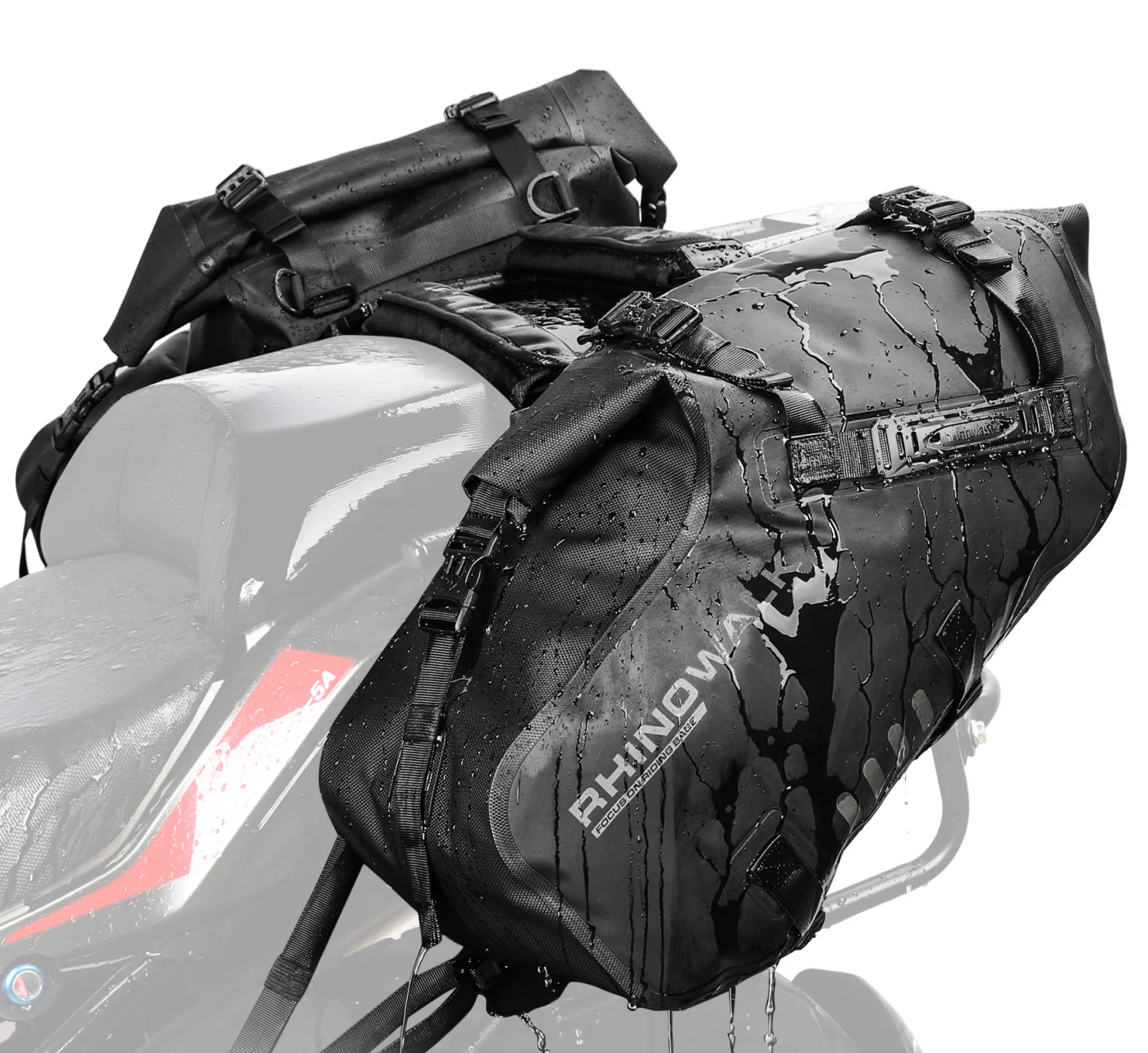 

Motorcycle Pannier Pair Bag Drift Bike Saddle Seat Bag for Motorcycle Luggage Touring Adventure