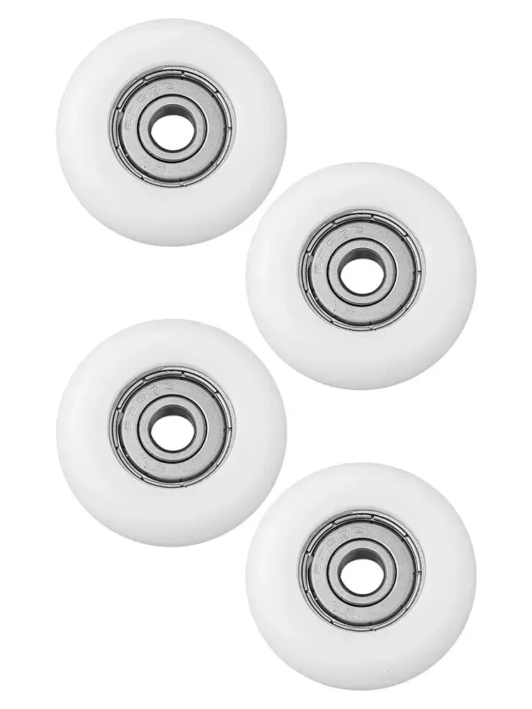 4pcs Diameter 30x9x6mmFasteners Bathroom Bearing Door Runner Sliding Shower Door Roller Pulley Replacement Part