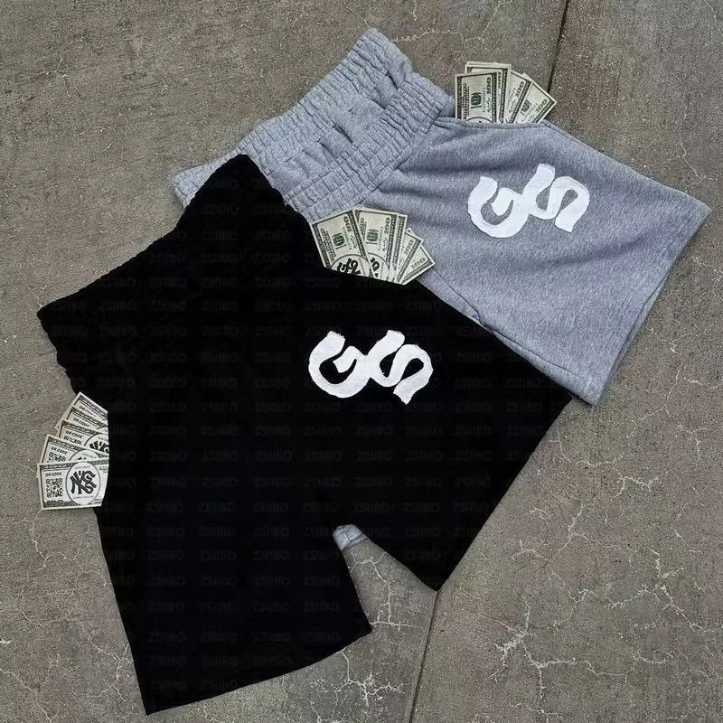 

Summer New Style Casual Sports Shorts Fake Two-Piece Trendy Polyester Fiber Fitness Leisure Pants for Young Men