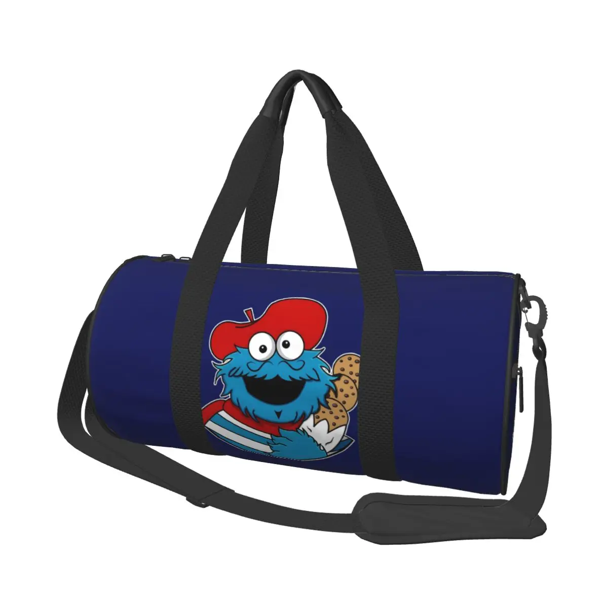 

Custom Monster-C-cookies Tote Bag Women Large Capacity Educational Children's Television Gym Beach Shoulder Travel Bag