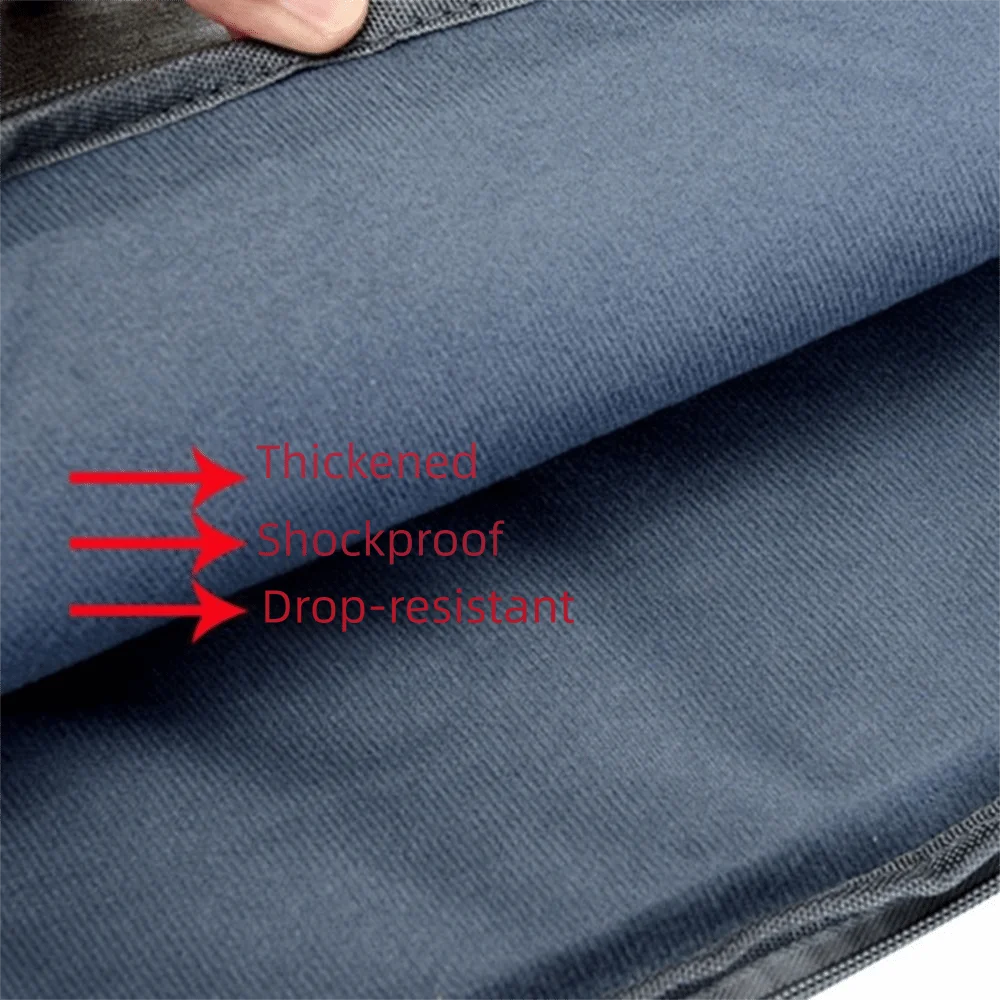 

Durable Oxford Cloth Laptop Sleeve Bag Wateproof Wear-resistant Tablet Sleeve Bag with Pocket Protective Laptop Case Notebook
