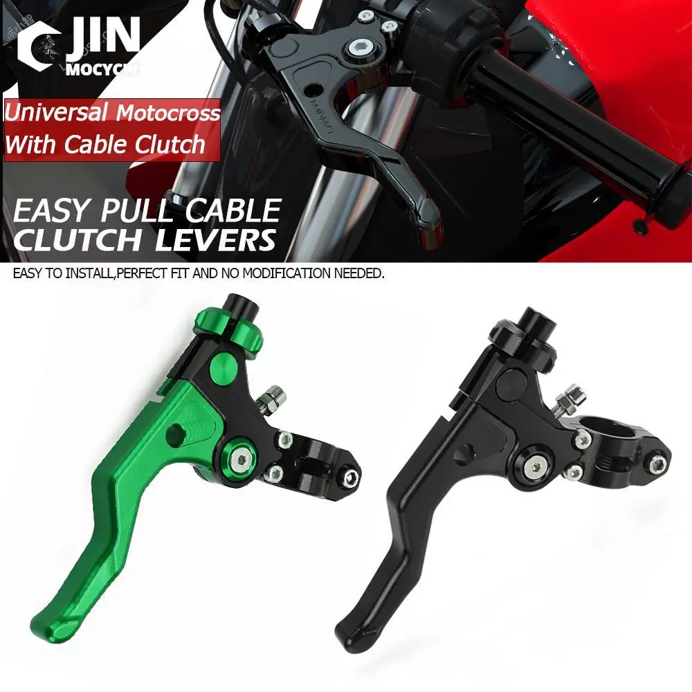 For Kawasaki KLX450R KX80 KX85 KX 65 2008-2015 2014 Motocross Short Stunt Clutch Lever Motorad Dirt Bike Easy Pull Cable System