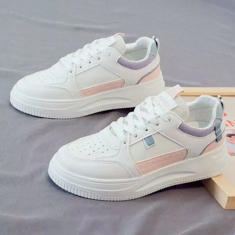 Women's new versatile soft soled outdoor sports shoes, women's thick soled spring and autumn casual shoes, board shoes