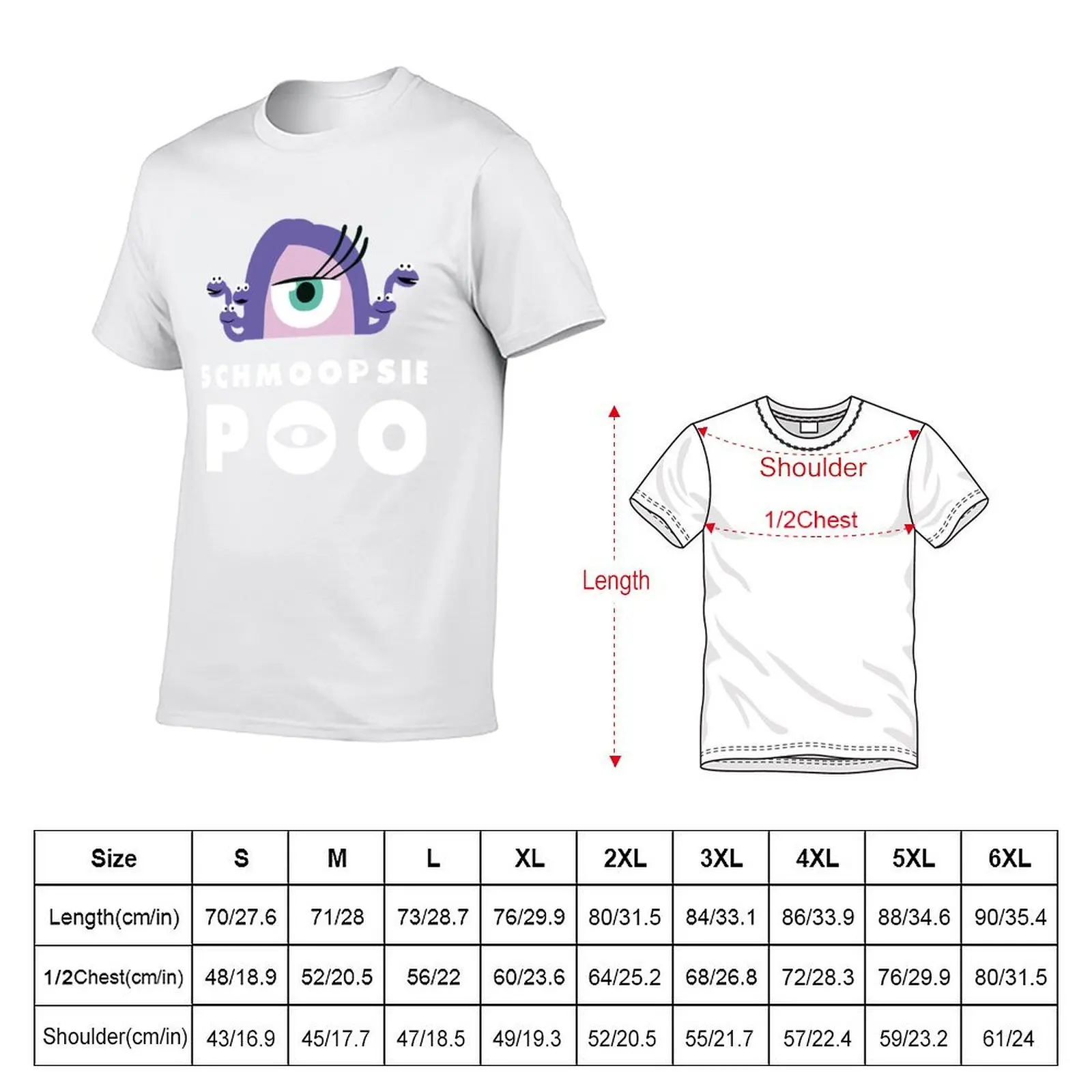 Schmoopsie Poo T-Shirt man t shirt heavy cotton t shirts for man graphic tees T-Shirt