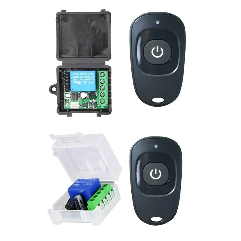 433MHz 315MHz 12V Wireless Remote Control Switches Garage Door Opener Remote