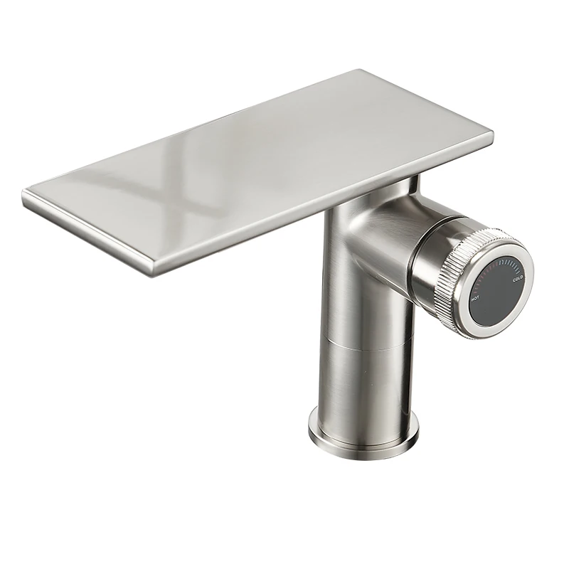Badkamer Waterval Wastafel Wastafel Kraan Zwarte Kranen Messing Bad Kraan Warm & Koud Water Mengkraan Vanity Tap Badrandcombinaties Wastafel kraan - afbeelding 1